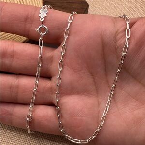 Tous second hand 🖐️ gently used Elegant Silver Chain Necklace 18 inches